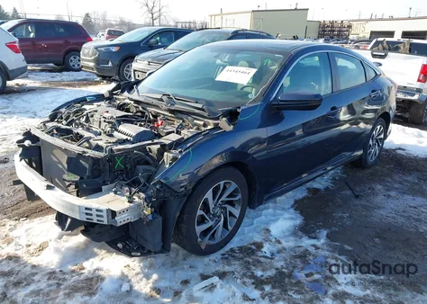 2018 Honda Civic Ex from USA, damaged, VIN 19XFC2F70JE016368